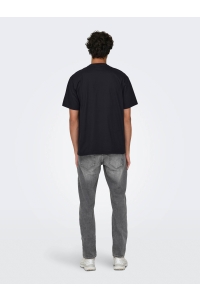 ONLY&SONS ONSFRED RLX SS TEE NOOS black