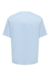Only and Sons ONSFRED RLX SS TEE NOOS cerulean