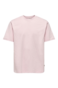 Only and Sons ONSFRED RLX SS TEE NOOS veiled pink