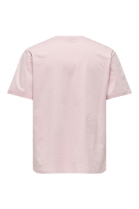 Only and Sons ONSFRED RLX SS TEE NOOS veiled pink