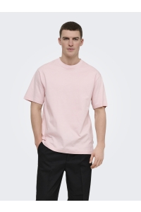 Only and Sons ONSFRED RLX SS TEE NOOS veiled pink