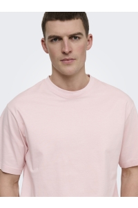 Only and Sons ONSFRED RLX SS TEE NOOS veiled pink