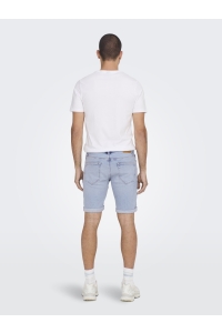 ONLY&SONS ONSPLY LIGHT BLUE 5189 SHORTS DNM N: light blue denim