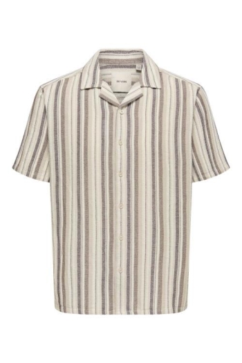 Only and Sons ONSTREV LIFE REG STRUC STRIPE SS SH:
