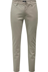 ONLY&SONS ONSMARK SLIM TAP 0209 MELANGE PANT : fallen rock