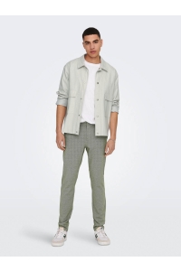 ONLY&SONS ONSMARK SLIM TAP 0209 MELANGE PANT : olive night