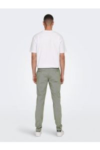 ONLY&SONS ONSMARK SLIM TAP 0209 MELANGE PANT : olive night