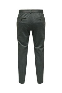 ONLY&SONS ONSMARK SLIM 02093 HERRINGBONE PANT: black