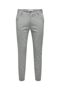 ONLY&SONS ONSMARK SLIM 02093 HERRINGBONE PANT: griffin