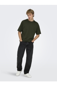 ONLY&SONS ONSEDGE STRAIGHT BLACK 6985 TAI DNM: black denim