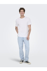 ONLY&SONS ONSEDGE STRAIGHT LB 6986 TAI DNM NO: light blue denim
