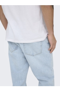 ONLY&SONS ONSEDGE STRAIGHT LB 6986 TAI DNM NO: light blue denim
