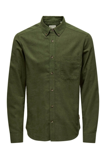 Only and Sons ONSGUDMUND SLIM 1-PKT SOLID SHIRT N: