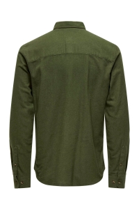 ONLY&SONS ONSGUDMUND SLIM 1-PKT SOLID SHIRT N: forest night