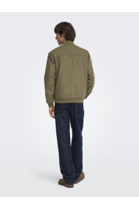 Only and Sons ONSLUCAS FAKE SUEDE BOMBER OTW NOOS teak