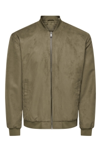 Only and Sons ONSLUCAS FAKE SUEDE BOMBER OTW NOOS teak