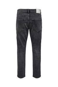 ONLY&SONS ONSYOKE TAPERED WB 7850 DOT DNM NOO: black denim