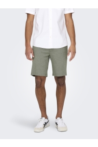 ONLY&SONS ONSMARK 0209 MELANGE SHORTS NOOS olive night