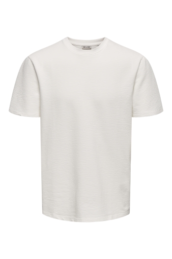 Only and Sons ONSKIAN LIFE REG SEERSUCKER SS TEE :