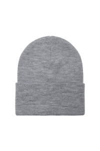 Only and Sons ONSISAAC FLAT KNIT LOGO BEANIE NOOS dark grey melange