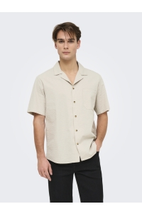 Only and Sons ONSEYE RESORT SEERS 0009 SHIRT NOOS silver lining