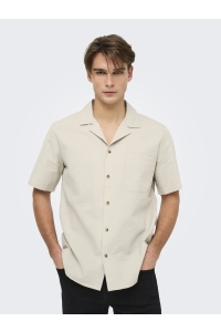 Only and Sons ONSEYE RESORT SEERS 0009 SHIRT NOOS silver lining