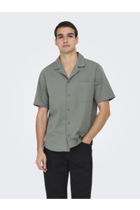 Only and Sons ONSEYE RESORT SEERS 0009 SHIRT NOOS castor gray