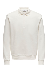 ONLY&SONS ONSABBOTT REG LS POLO cloud dancer