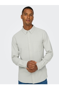 ONLY&SONS ONSROAD SLIM STRUCTURE STRETCH LS S: moonstruck