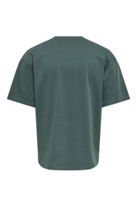 Only and Sons ONSCASPIAN AIRFLEX AUT SS TEE NOOS silver pine