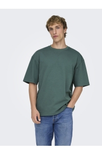Only and Sons ONSCASPIAN AIRFLEX AUT SS TEE NOOS silver pine