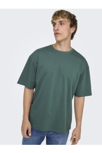 Only and Sons ONSCASPIAN AIRFLEX AUT SS TEE NOOS silver pine
