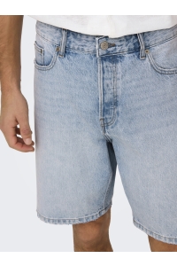 Only and Sons ONSEDGE LB 2041 TAI DNM SHORTS NOOS light blue denim