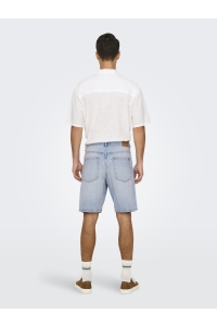 Only and Sons ONSEDGE LB 2041 TAI DNM SHORTS NOOS light blue denim