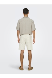 Only and Sons ONSEDGE ECRU 2044 PIM DNM SHORTS NO: ecru