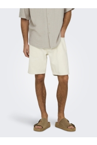 Only and Sons ONSEDGE ECRU 2044 PIM DNM SHORTS NO: ecru