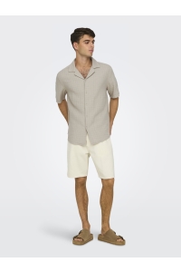 Only and Sons ONSEDGE ECRU 2044 PIM DNM SHORTS NO: ecru