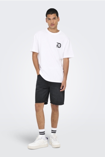 Only and Sons ONSEDGE BLACK 2047 TAI DNM SHORTS N:
