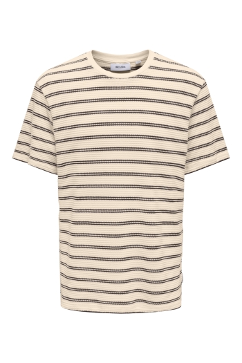 Only and Sons ONSIAN REG SS STRIPE STRUCT TEE