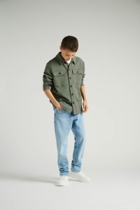 ONLY&SONS OSJNEW KODYL OVERSHIRT SWEAT SWT NO: castor gray