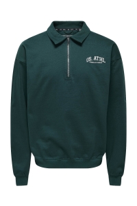 ONLY&SONS ONSBLAIS ATHL RUGBY REG SWEAT ponderosa pine