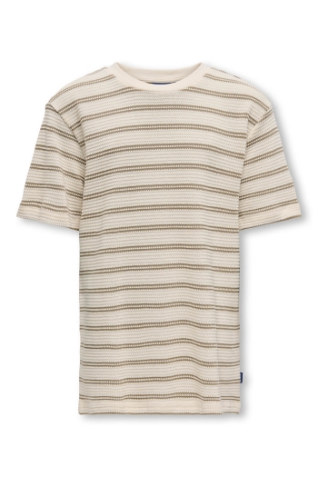Only and Sons OSJIAN SS STRIPE STRUCT TEE JRS