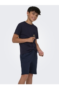 ONLY&SONS OSJKIAN REG SEERSUCKER SHORTS JRS navy blazer