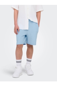 ONLY&SONS OSJKIAN REG SEERSUCKER SHORTS JRS powder blue