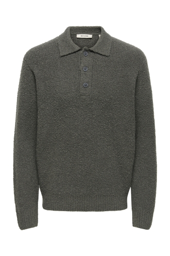 Only and Sons ONSDALE RLX LS POLO KNIT NOOS