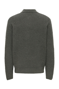 Only and Sons ONSDALE RLX LS POLO KNIT NOOS beluga