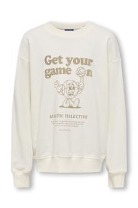 ONLY&SONS OSJTANNER LIFE RLX L/S O-NECK UB SW: tofu/print game