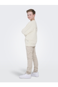 ONLY&SONS OSJTANNER LIFE RLX L/S O-NECK UB SW: tofu/print game
