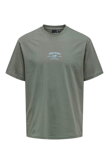 Only and Sons ONSKLUIVERT RLX SS PRINTED TEE CS