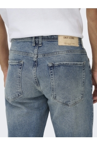 Only and Sons ONSEDGE PERFORMANCE LB 3816 DOT DNM: light blue denim